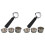 2 Pcs 51mm Bottomless Filter Coffee Machine Accessories Domestic Coffee Machine Accessories Bracket Handle Hollow Handle 1
