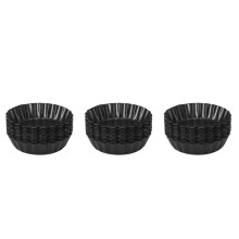 36 Pcs Egg Tart Molds, 3Inch Tart Pans Removable Bottom, Cupcake Cake Muffin Mold Tin Pan Baking Tool
