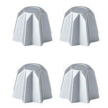 4X Anodized Aluminum Decorative Mold Cake Bread Pandoro Jelly Chocolate Muffin Household Goods Kitchen Baking Tools B