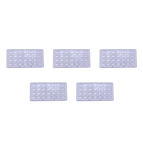 5X DIY Pastry Tools Polycarbonate Chocolate Molds and Chocolate Making Supplies Candy Cake Baking Mould