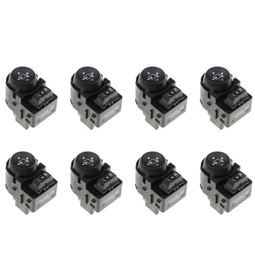 8X New Power Mirror Black Control Button  Fits for  Astra 23301469