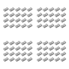 80Pcs 24mmx11mmx10mm Console Mixer Slider Fader Knobs Replacement for Potentiometer Gray Knob Black Mark