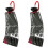 2Pc 700 ML Foldable Reusable Water Bag Drink Bottle Free BPA Bicycle Bottle Black 2