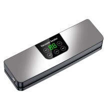 Vacuum Sealer Machine, Suction Power Digital Display Food Vacuum Saver,Automatic Vacuum Sealer for Food Storage (EU)