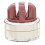 Knives Sharpener Multi-Angle Pocket Knifes Sharpener & Kitchen Sharpener with Suction Base for Knives, Scissors Red 2
