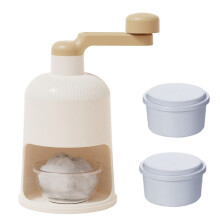 Trituradora de Hielo Manual con Bandeja de Hielo. Ideal para Batidos, Hielo Raspado y Cócteles Helados. Trituradora de Hielo Manual Pequeña.
