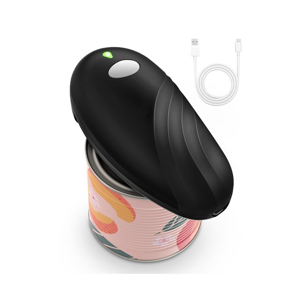 Rechargeable Electric Can Opener for Seniors, One-Touch Automatic Can Openers Smooth  for Kitchen