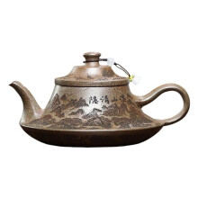 Clay Teapot, Ore, Agarwood Mud, Wood Burning, Cloud Furnace, Teapot, Teapot, Chinese Tea Set Ceramic Teapot