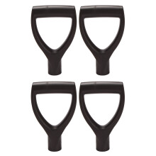 4Pcs D Grip Hand Shovel Handle for Digging Scoop Back Saver Replacement Raking Gardening Tool Snow Removal Garden Tools