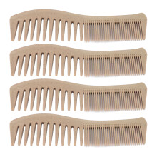 10Pcs Wheat Straw Wide Tooth Comb Set, Portable Hair Styling Tools
