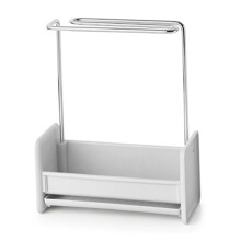 Multi-Functional Sink Sponge & Rag Holder with Drying Rack Sturdy & Space Saver