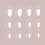 Flower Pink False Nails, Easy Application 2
