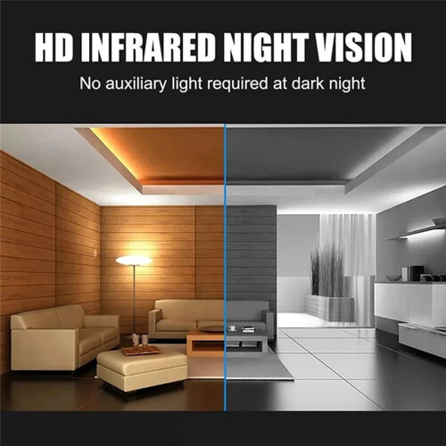 Caméra HD Portable, Enregistreur Vidéo Numérique, Petite Caméra Corporelle, Caméscopes Infrarouges de Sport de Nuit DV, Version 2K 1