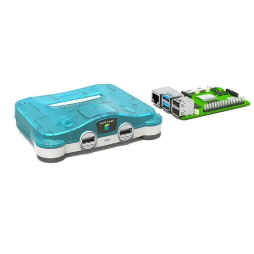 For Retroflag 64Pi Case with Dual USB ,  Card Storage, Safe Shutdown and Reset for Raspberry Pi5 2