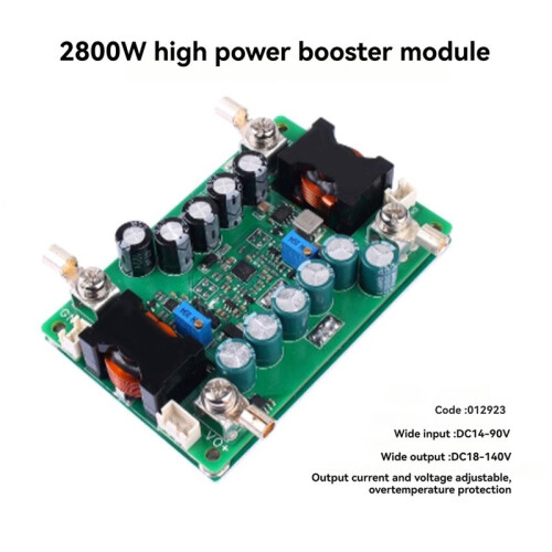 2800W High-Power - Boost Converter Module Input 14-90V and Output 18-140V with Constant Voltage and Current 1