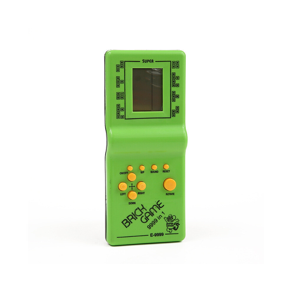 (Green) Game Children Retro Consoles Big Screen Tetris Electronic Interesting Toys Green 694600199464