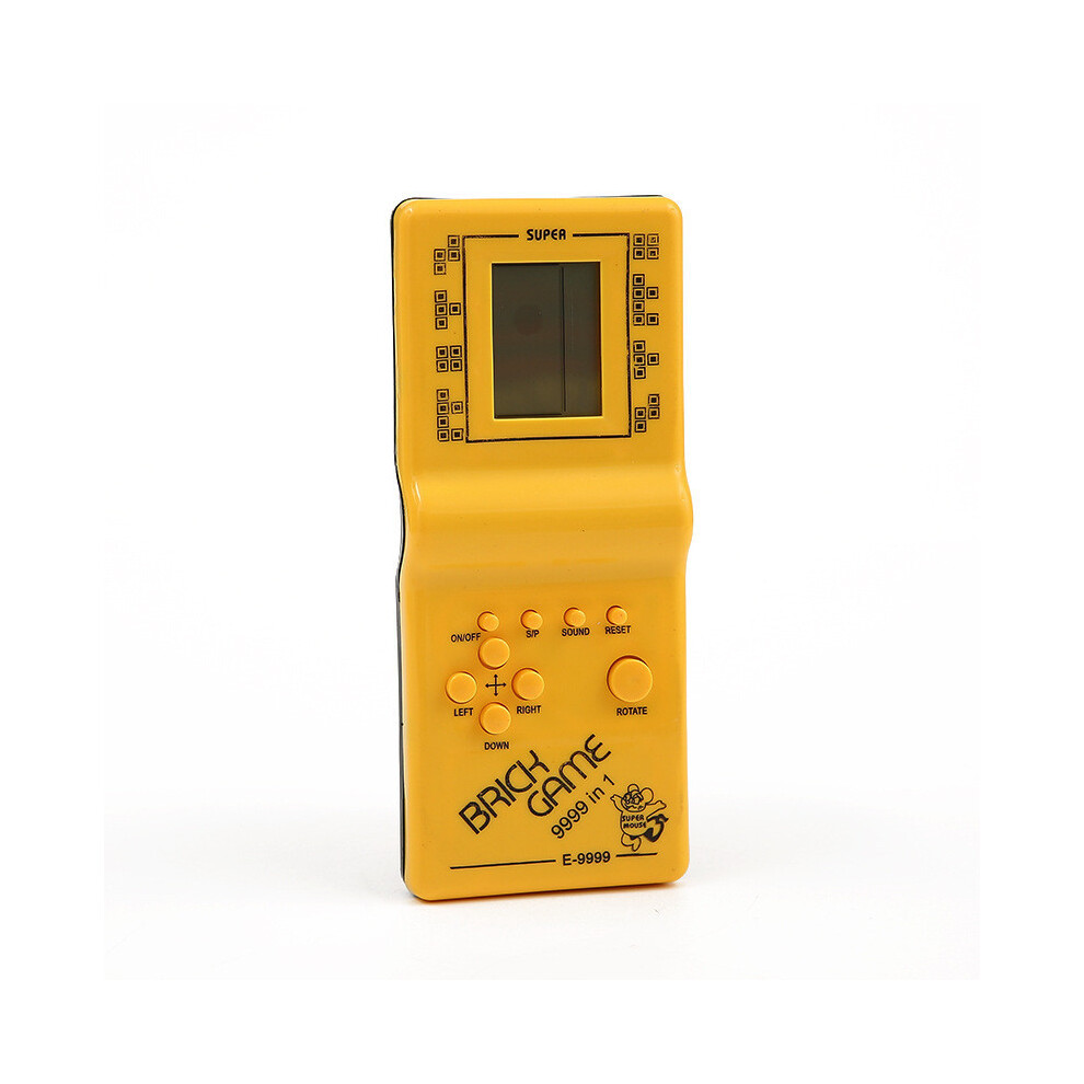 (Yellow) Game Children Retro Consoles Big Screen Tetris Electronic Interesting Toys Yellow 693811440006