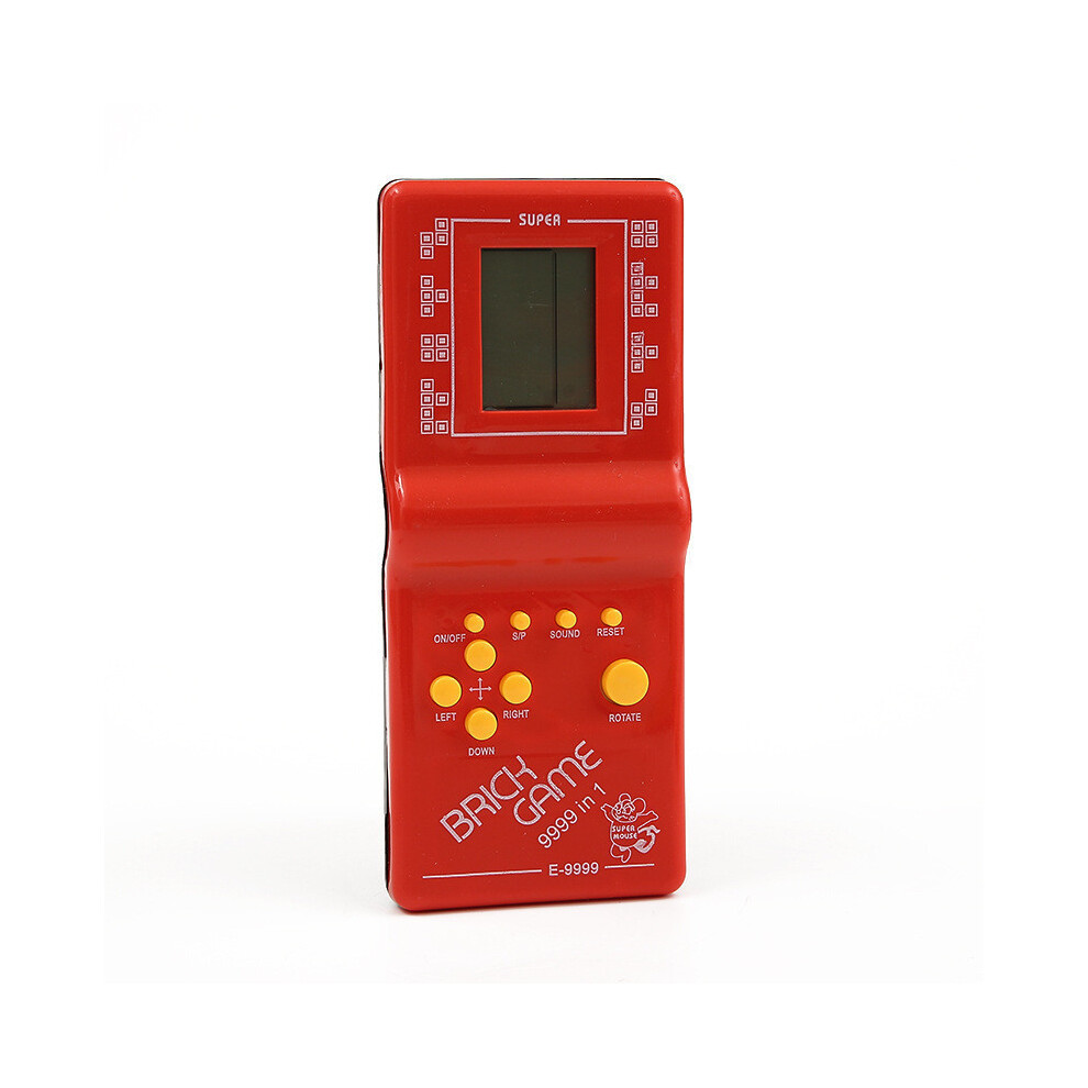 (Red) Game Children Retro Consoles Big Screen Tetris Electronic Interesting Toys Red 699667993208