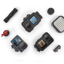 Magnetic Quick-Release Cold Shoe Port for Osmo Action 5 Pro/4/3 Mount Quick-Release Fill Light Expansion Accessory