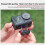 Magnetic Quick-Release Cold Shoe Port for Osmo Action 5 Pro/4/3 Mount Quick-Release Fill Light Expansion Accessory 7