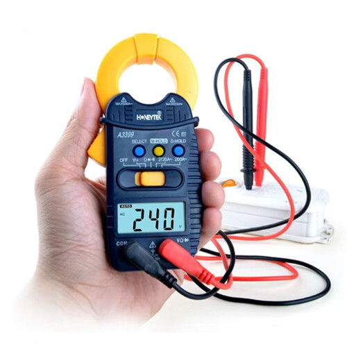 HONEYTEK Capacitor/Inductor & Clamp Meter Set, Handheld LCD Digital 2000pF-20mF Range Capacitance Tester A3399 1