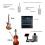 2.4G Wireless Instrument Pickup Guitar Transmitter Receiver Plug  for 6.35mm Audio Interface Electric Instruments B 8