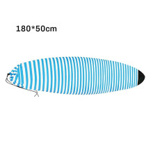 Surfbrädeöverdrag Snowboardöverdrag Lättvikt Mjuk Elastisk Dragsko Skyddande Förvaringsväska Fodral Blå: 180x50cm