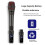 Convertitore per Microfono Wireless UHF XLR Ricaricabile Trasmettitore e Ricevitore Microfono per Microfono Capacitivo da 48 V 8