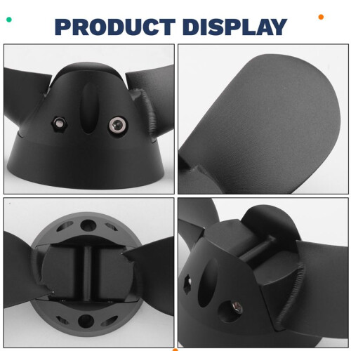 4,8 Polegadas 2-Blade Folding Propeller Motor Boat Propellers Motor Elétrico Outboard Propeller para  Efoil Surfing 1