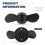4,8 Polegadas 2-Blade Folding Propeller Motor Boat Propellers Motor Elétrico Outboard Propeller para  Efoil Surfing 7
