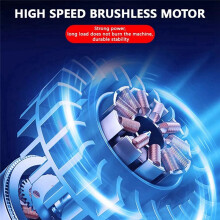 Ventilador de Chorro Turbo de 64 mm, Soplador de Mano para Automóvil, Motor Sin Escobillas, Ventilador de Conducto de Alta Potencia, Ventilador