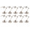 Display Holders for Action Figures 10 Sets for 6 Inch Dolls Translucent Black 3