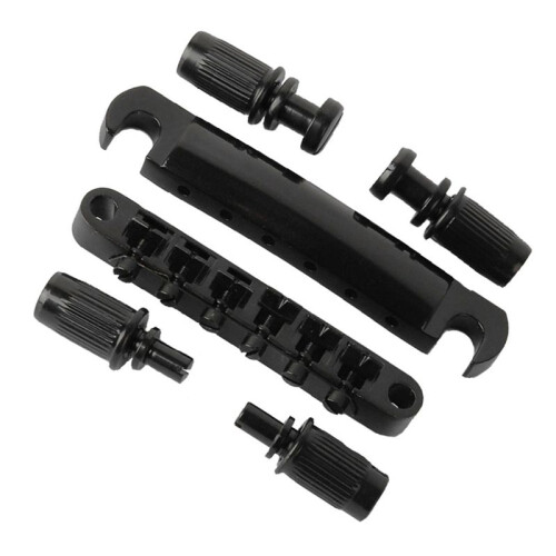 Guitar Bridge 6-String Electric Guitar Bridge 6-String Electric Guitar Bridge Black 2