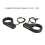 12V LED Blinkleuchte 41 mm Schwarz wasserdicht 7