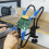 Adjustable Table Clamp Base Helping Hands Soldering Third Hand Tools 4 Flexible Gooseneck Arms for Electronics Repair B 8