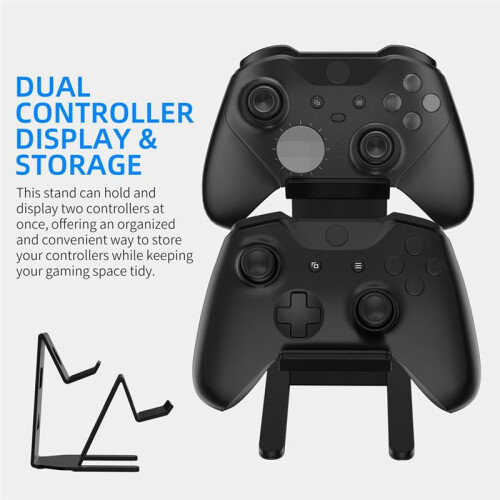 JYS Universal Handle Desktop Storage Bracket Aluminum 2-Tier Stand for Gaming Accessories for PS5/PS4// A 2