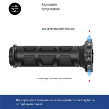 Manopole Riscaldate un Mano per Moto Invernale 3 Marce 12V 22Mm Manopole Elettriche Riscaldate un Mano Impermeabili per Scooter Elettrico E-Bike