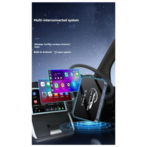 CarPlay AI Box 2G+16G Car  Box Android 13 Wireless Carplay Android Auto Adapter with -Compatible Video Output 1