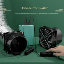 Smoke Exhaust Machine Household Small Exhaust Fan Range Hood Indoor Unit Exhaust Fan Ventilation Fan