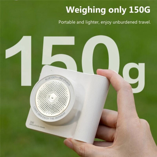 Multifunctional Wireless  Speaker Small Cell Phone Selfie Camera BT5.4 Camera Shape for Outdoor 2