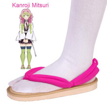 (Mitsuri, 38-39) Demon Kimetsu Slayer No Yaiba Kamado Tanjiron Shoes Clogs Geta Slippers