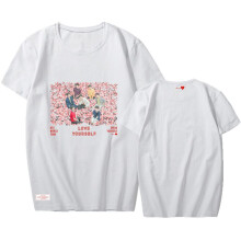 (#2 White,3XL)Kpop Bts Tshirt Love Speak Yourself Concert Tshirt Casual Tee Jk Rm Jimin Tops