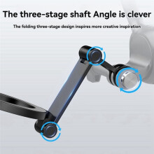 Support Magnétique pour Téléphone Portable, Clip pour Sac à Dos, Sangle de Poitrine, Adaptateur de Cou, Support pour Vlog First Perspective
