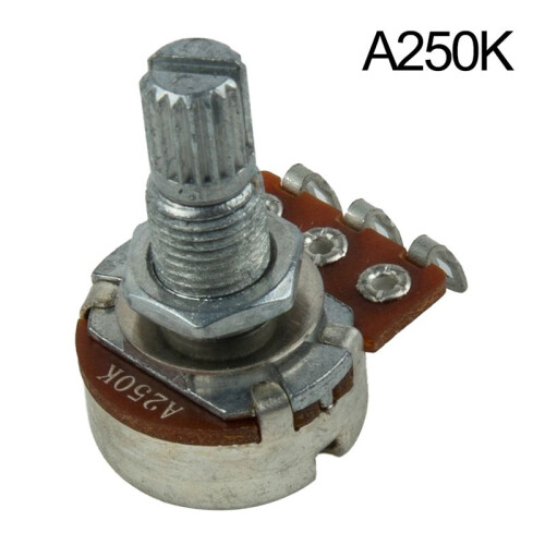 15st A Typ(Ton) Gitarrtillbehör 18MM Elgitarr Liten Potentiometer Tonknopp Modulation  Handtag A250K 2
