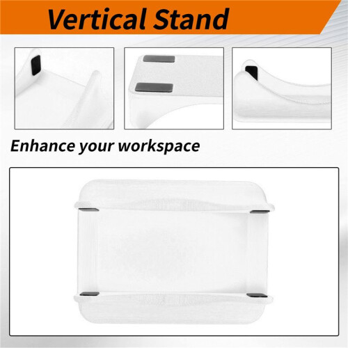 For   M4 M4pro 2024 Vertical Stand - Desk Mount, for   Accessories Easy Installation White 2
