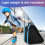 Roller Bag Roller Skates Backpack Roller Skates Shoulder Bag Three Layer Bag Double Net Bag Can Be Carried 5
