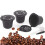 20 Pcs Reusable Refillable Coffee Capsule Filters for  with Spoon Brush Kitchen Accessories Coffee Filter Black 5