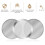6 Pack Metal Reusable Coffee Filter Mesh for  Coffee Maker Espresso Maker, Silver 3