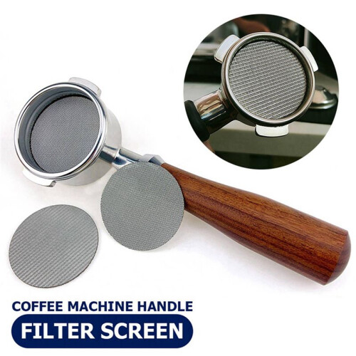 2X Coffee Filter Mesh,Reusable Coffee Puck Screen High Strength Durable for  Coffee Maker Filters 54mm 2