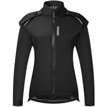 Damen Leichte Wasserdichte Lauf- und Wandjacke Grün Schwarz M-2XL